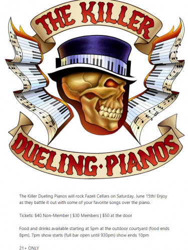 Fazeli Cellars - Killer Dueling Pianos at Fazeli Cellars Winery